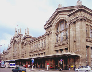Paris Gar du Nord Train Station TGV rail tickets