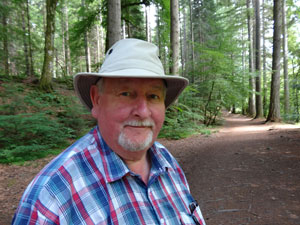 Steve wearing his trusty Tilley Hat - The finest Hat in all the world